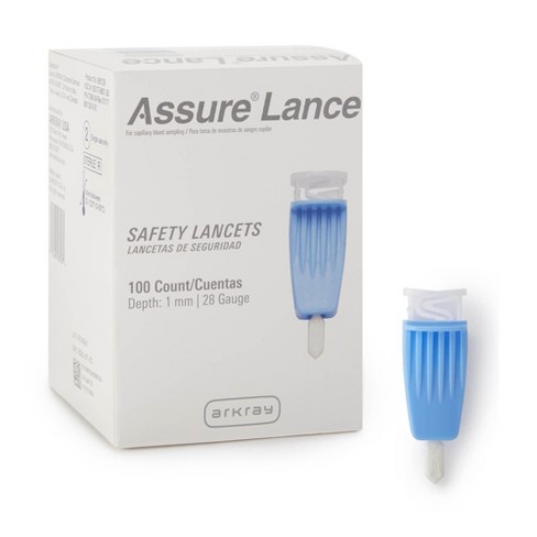 Assure Low Flow Safety Lancet 28 Gauge Needle 1.0 Mm Depth 1 Box(s