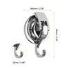 Unique Bargains Waterproof Removable Bathroom Kitchen Utility Suction Cup Hook - 2 of 4