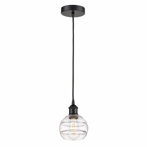 Rochester - 1 Light Cord Hung Mini Pendant In Industrial Style-7.88 Inches Tall and 5.88 Inches Wide - 1 of 1