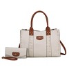 MKF Collection Davina Vegan Leather Women’s Tote Bag with wallet by Mia K - 2 of 4
