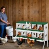 Chicken Nesting Box, 10/8/6 Hole Chicken Nesting Box for Hens - Heavy Duty Laying Box with Egg Collection System, Easy Clean & Tool-Free Assembly - 4 of 4
