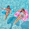 Jasonwell 2-Pack Inflatable Pool Floats for Adults, Chair with Cup Holders, Hammock Noodle Mat for Relaxing Summer Water Fun, Blue & Pink - 2 of 4