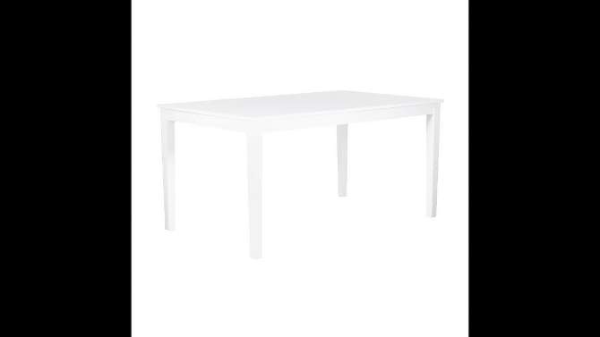Roslyn Transitional Dining Table White - Powell, 2 of 9, play video