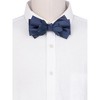 INSPIRE CHIC Men's Solid Color Pre-tied Adjustable Strap Bow Tie - 4 of 4