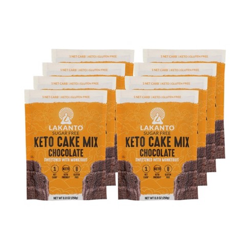  King Arthur Baking Keto Cake Mix, Chocolate, 2g Net