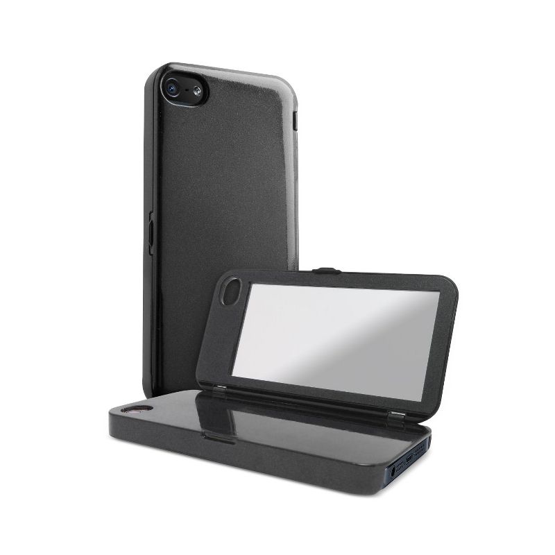 iFrogz Glaze Mirror Case for Apple iPhone 5/5S - Black, 1 of 2