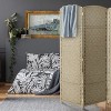 Sorbus 8 Panel Extra Wide Room Divider 6 ft. Tall - Privacy Screen, Extra Wide Double Hinged Panels, Diamond Double-Weaved - 3 of 4