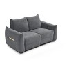 Power Lift Recliner Loveseat with USB Charging - Linen Upholstered Sleeper Sofa for Small Spaces, 2 Cup Holders & Storage, Home Theater Recliner - 4 of 4