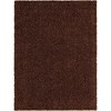 Unique Loom Solid Shag Solid Indoor Woven Area Rug - 2 of 4