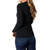 Women's Asymmetrical Neck Long Sleeve Top - Basic Bae - 2 of 4
