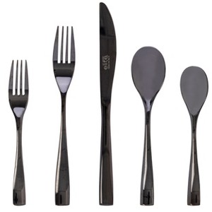 Gibson Home Holland Road 20 Piece Black Stainless Steel Flatware Set - 1 of 4