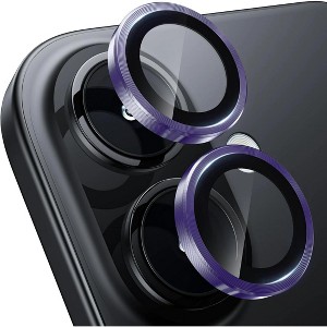 Entronix Camera Lens Protector Compatible with iPhone 16/16 Plus - Luxury Metal - 1 of 4