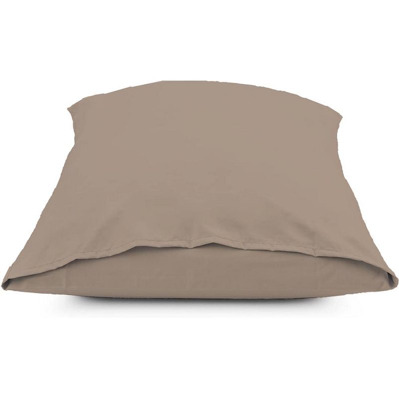 Superity Linen Standard Pillow Cases - 2 Pack - 100% Premium Cotton - Envelope Enclosure - Taupe, 3 of 5