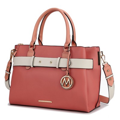 MKF Collection Jamie Vegan Leather Women's Satchel Bag by Mia K