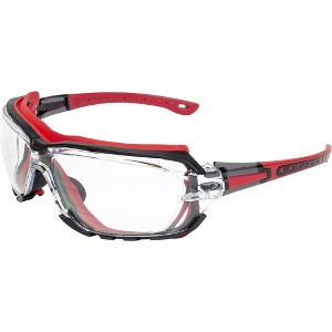 Global Vision Eyewear Octane Safety Motorcycle Glasses with Clear Lenses - 1 of 4