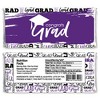 Big Dot of Happiness Purple Grad - Best is Yet to Come - Candy Bar Wrapper Purple  Graduation Party Favors - Set of 24 - 2 of 4