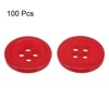 Unique Bargains Resin DIY Craft Flat 4-Hole Sewing Buttons 100 Pcs - 3 of 4