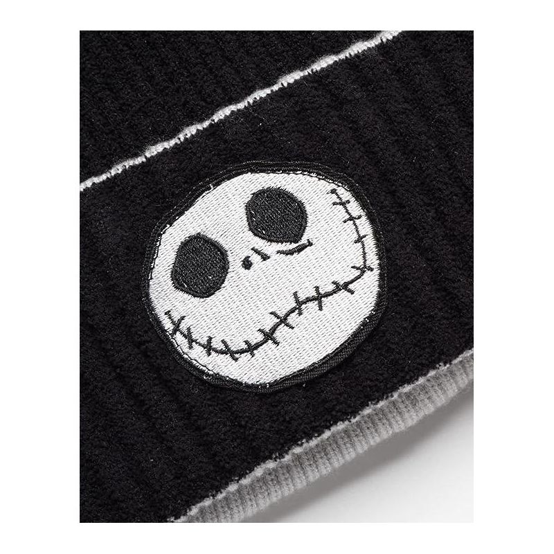 Disney Men’s Winter Hat – 2 Pack Beanie: Nightmare Before Christmas Jack Skellington, Lilo and Stitch, 4 of 8