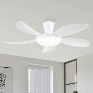 Kviflon 48 Inch Modern Ceiling Fans,Quiet Reversible DC Motor, Dimmable 3 CCT Colors, 6 Speeds - 1 of 4