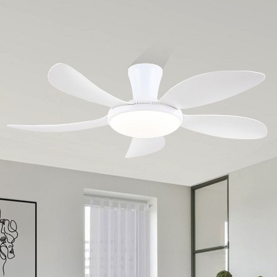 thumbnail image 2 of FUMLTP 52 Inch Modern Ceiling Fans With Lights APP/Remote Control, Low Profile Reversible 6 Speeds Dimmable Ceiling Fan Light For Indoor Outdoor Bedroom Living Room Brown Tamano 52inch Color Brown&pid=njk5zdq3yz 2 of 9
