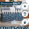 Crown Display Utensil Caddy Organizer – 3 x 100 Clear Plastic Forks, Disposable Spoons & Knives in 3 Tear-Top Boxes Kitchen Utensil Holder for Party - 2 of 4