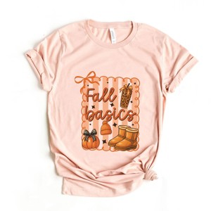 Simply Sage Market Fall Basics Boots Striped Short Sleeve Tee - 1 of 4