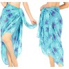 HAPPY BAY Women's Vacation Swimsuit Holiday Bathing Suit Bikini Sarong Cover ups Wrap One Size Dodger Allover Turtle - 2 of 4