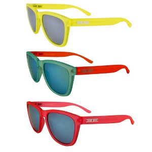 3 Pairs of Epoch Eyewear Vibe Sunglasses with Flash Mirror, Teal Mirror Lenses - 1 of 4