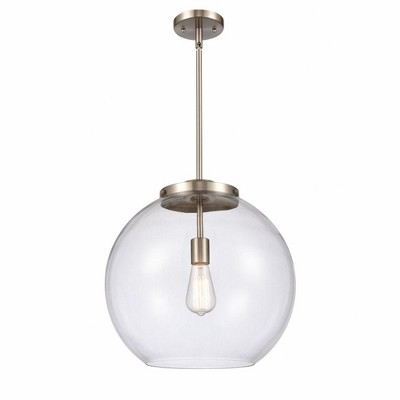 Athens - 1 Light Pendant In Industrial Style-16.38 Inches Tall and 15.75 Inches Wide