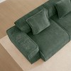 Oversized Velvet Modular Boneless Sectional Sofa with Cloud-Like Comfort, No Assembly, and French Piping - 4 of 4