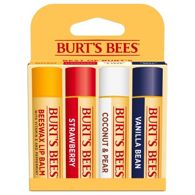 Burt's Bees Lip Balm Best of Burt's - 4ct