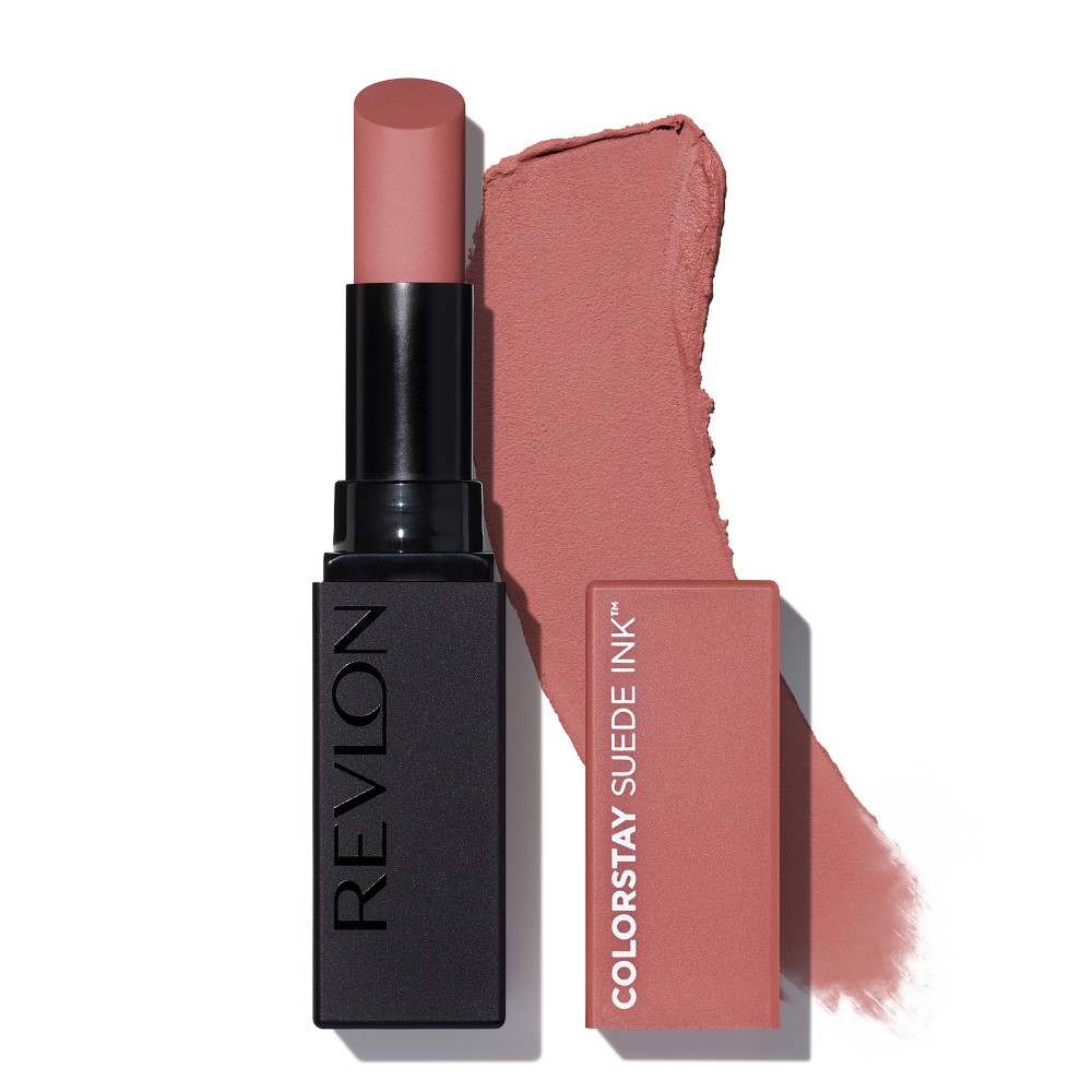 Photos - Lipstick & Lip Gloss Revlon ColorStay Suede Ink Lightweight with Vitamin E Matte Lipstick - 001 Gut Instinct - 0.9oz 