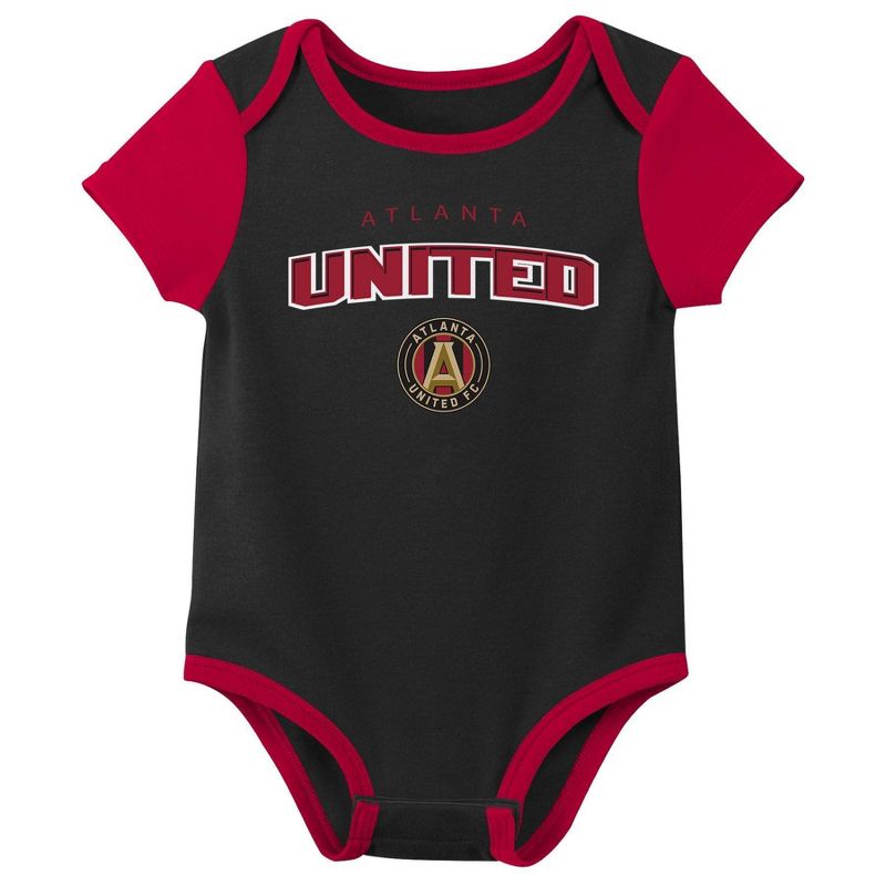 MLS Atlanta United FC Infant 3pk Bodysuit, 3 of 5