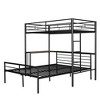 YOOCOZZ Twin over Full Metal Bunk Bed with Desk, Ladder and Quality Slats - 4 of 4