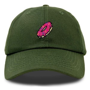 Dalix Donut Embroidered Mens Cotton Dad Hat Baseball Cap - 1 of 4