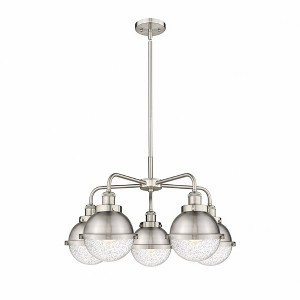 Ballston Urban - 5 Light Stem Hung Chandelier In Art Deco Style-16.25 Inches Tall and 24.5 Inches Wide - 1 of 1