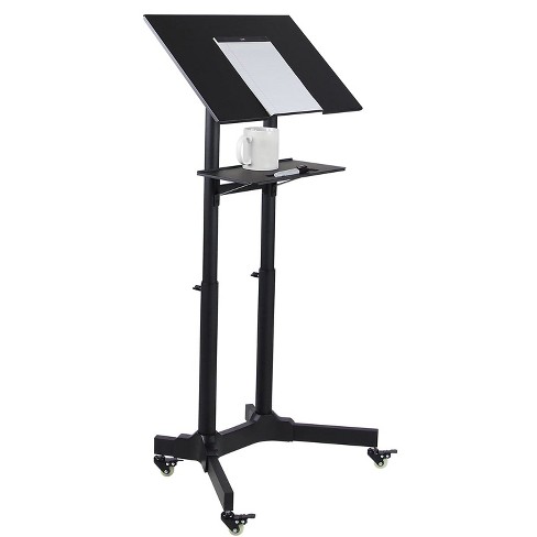 Pulpit Stand Table Lap Desk, Foldable Desk Bed Tray, Standing desk