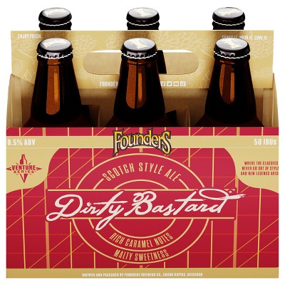 Founders Dirty Bastard Scotch Style Ale Beer - 6pk/12 fl oz Bottles