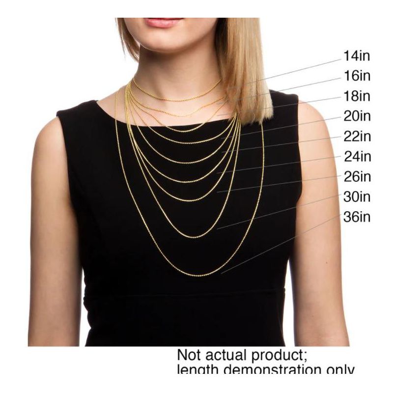 Pompeii3 10k Yellow Gold Singapore Chain Necklace (18 inches), 2 of 4