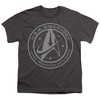 Boys' Star Trek Discovery Discovery Crest T-Shirt Charcoal X Small - 2 of 4