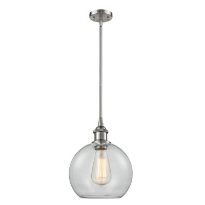 Athens - 1 Light Stem Hung Mini Pendant In Industrial Style-10 Inches Tall and 8 Inches Wide