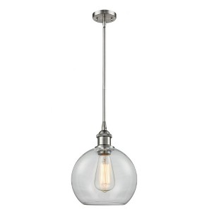 Athens - 1 Light Stem Hung Mini Pendant In Industrial Style-10 Inches Tall and 8 Inches Wide - 1 of 1