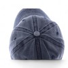 Alilang Washed Denim Baseball Cap with Adjustable Strap and Relaxed Fit - 3 of 4