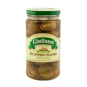 Giuliano Almond Stuffed Olives - 6 pack, 6.5 oz - 1 of 2