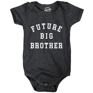 Future Big Brother Baby Bodysuit Funny Sibling New Baby Joke Jumper For Infants - Crazy Dog Baby Bodysuit - 1 of 4