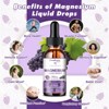 Greenpeople Magnesium Glycinate Liquid Drops 1000mg with D3 K2 & B6, for Sleep, Energy & Bone, Sugar-Free, 2fl.oz(Grape Flavor) - 3 of 4