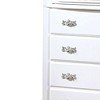 36" Flora Decorative Storage Drawer White Finish - Acme Furniture: 5-Drawer Chest, Wood Composite, No Assembly Required - 4 of 4