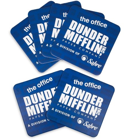 The Office Dunder Mifflin Coasters, Set of 6