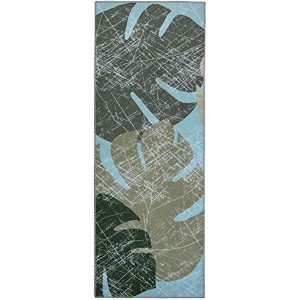 Homefires Faded Tropical Leaves Indoor Rug Only – Soft, Stylish Accent Rug with Botanical Design – Perfect for Living Room or Bedroom - 1 of 3
