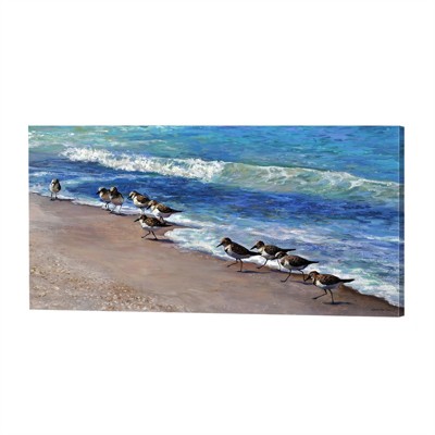 Cape Craftsmen Beach Runner Outdoor Wall Canvas, 36"X18"